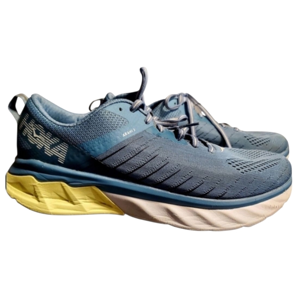 Hoka One One Arahi 3 Women's Sneakers - Blue and Yellow